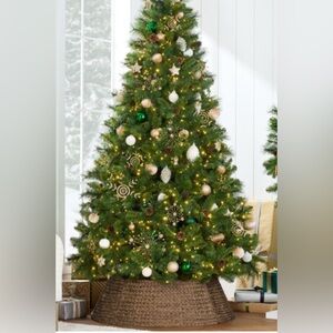 Christmas tree collar 3 pieces 24.4 in NEW NWT espresso decor Xmas